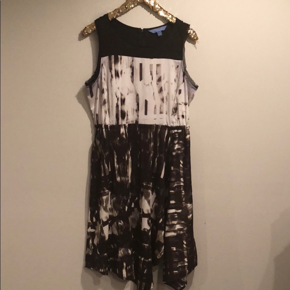 vera wang | printed dress